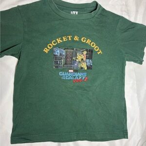 Marvel Guardians Green Rocket & Groot Tee